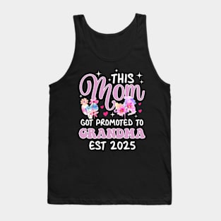 Funny Grandma Art For Grandma est 2025 Gift For Women Mother day Tank Top